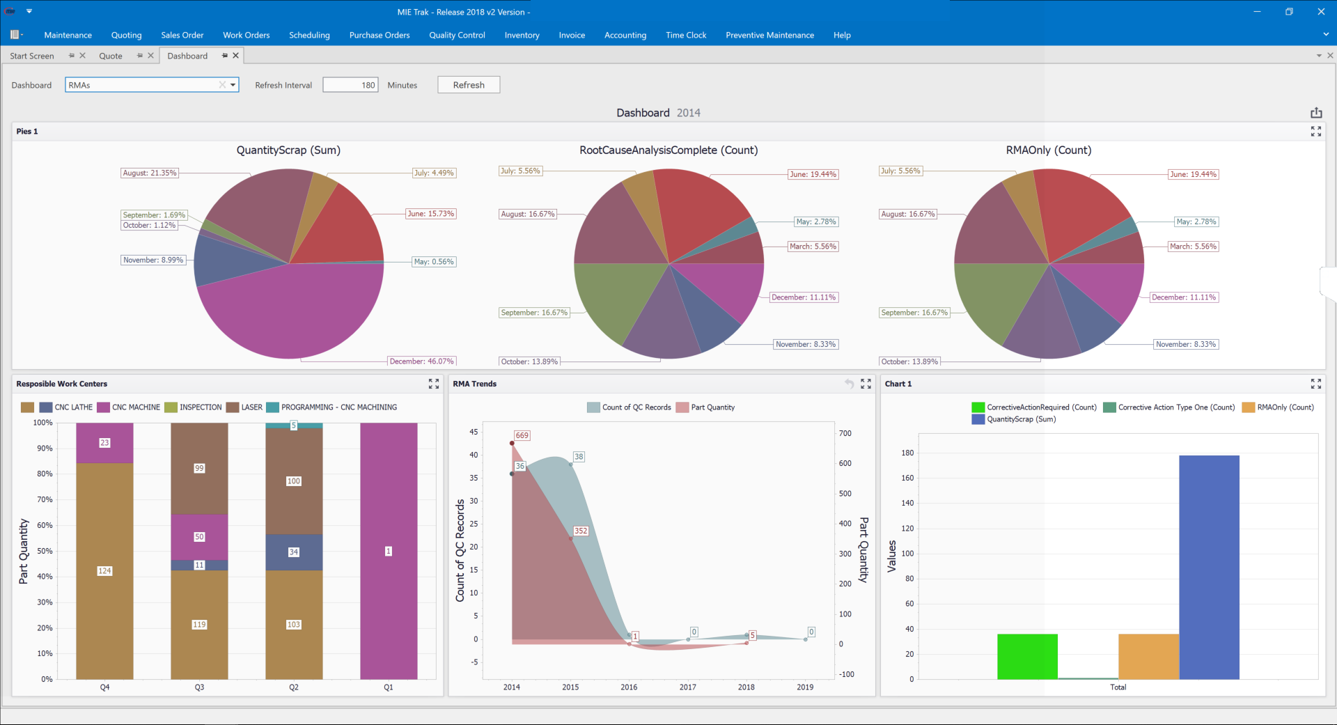 screenshot of MIE Trak Pro